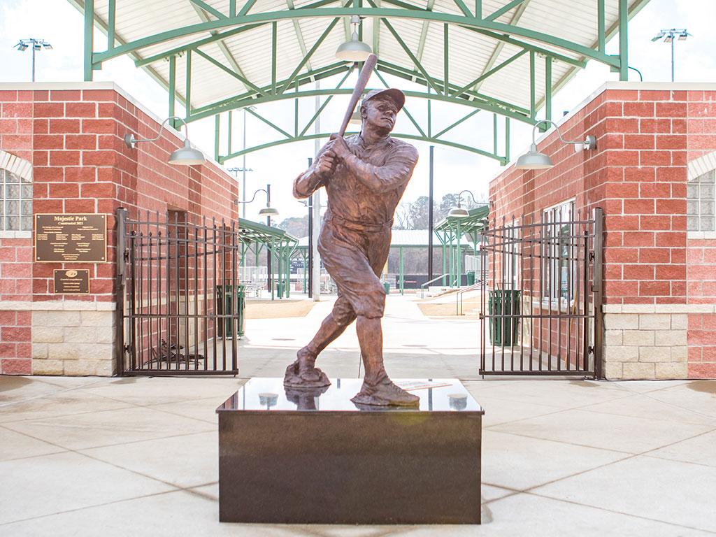 Majestic Baseball Park Babe Ruth Statue