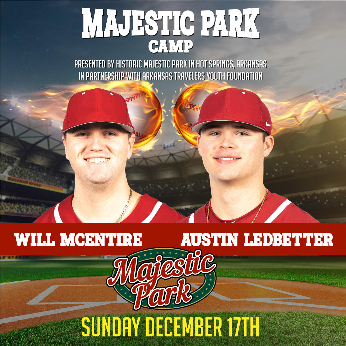 Two Arkansas Collegiate Pitchers to Conduct Pitching CampAt Hot Springs